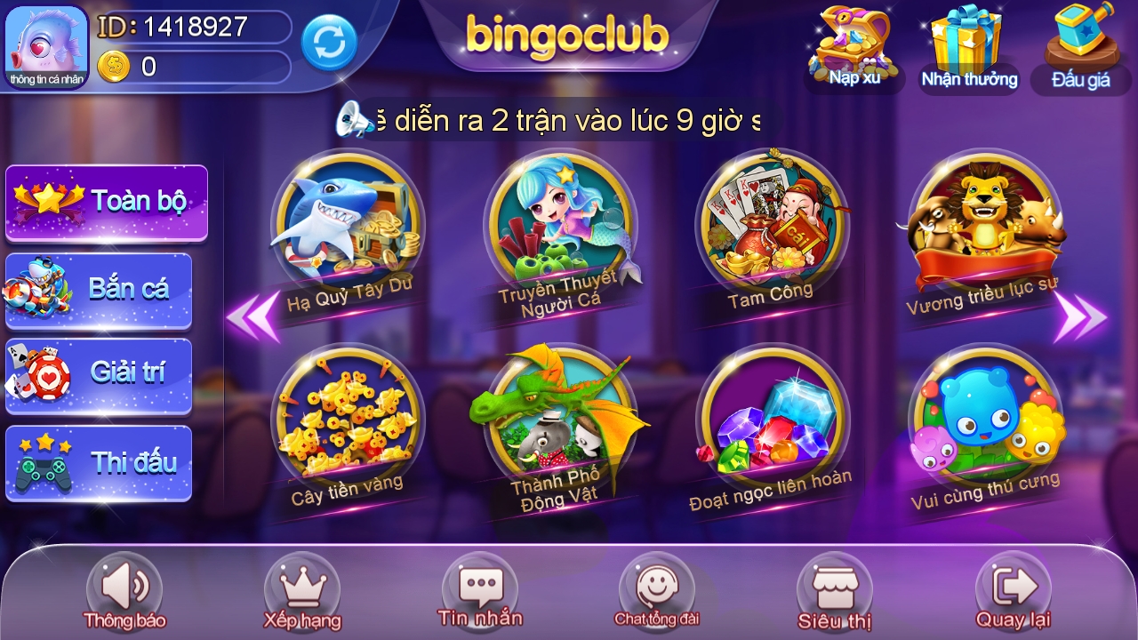 bắn cá bingo club