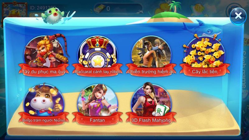 game triệu vân săn cá