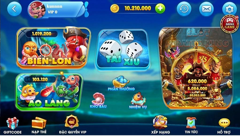 chơi game vua cướp biển club